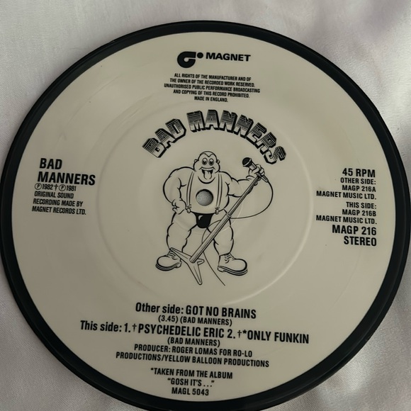 Bad Manners 45 Got no brains - Picture 2 of 4